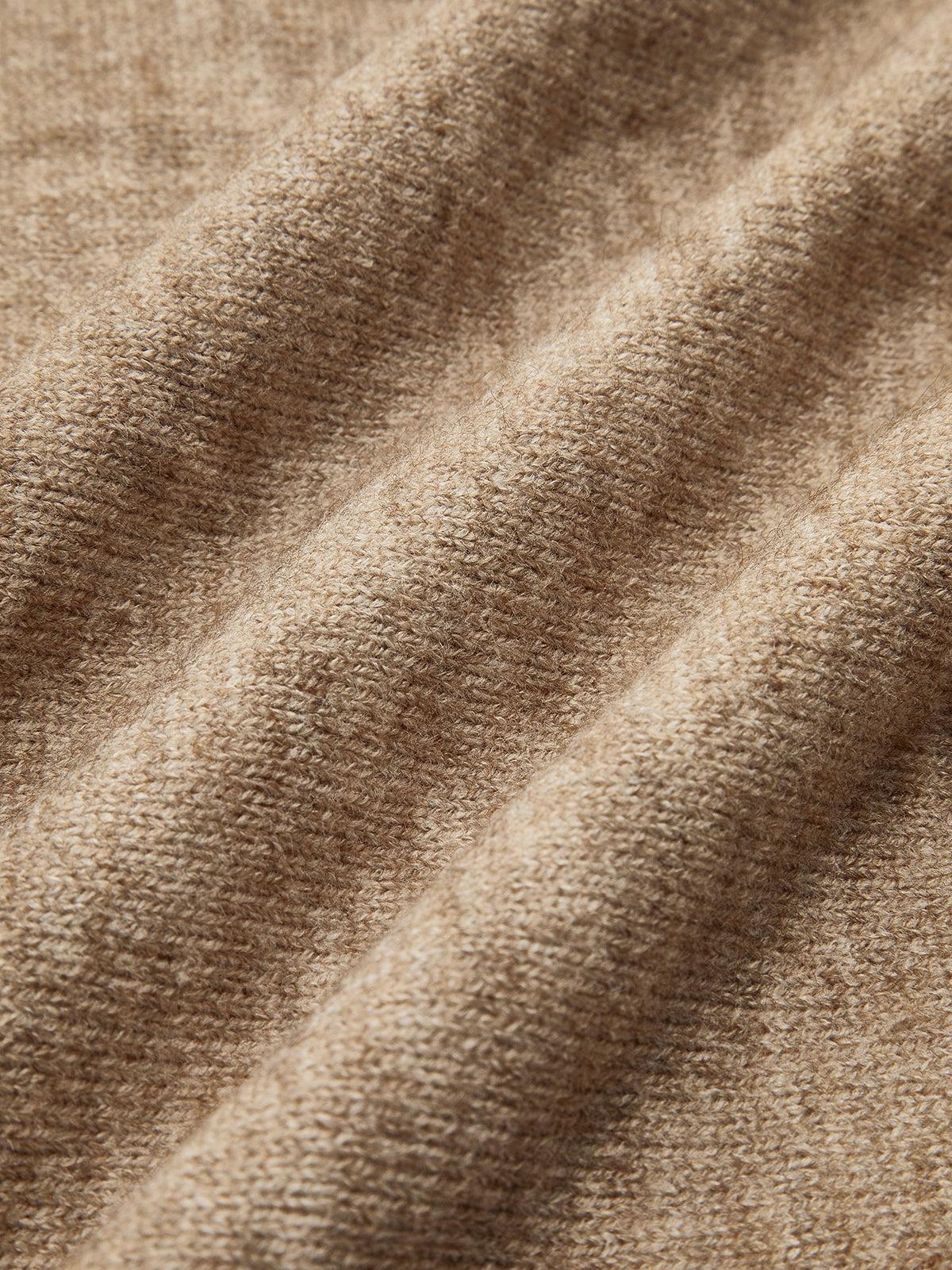 ByRoza | Komplet wypoczynkowy z dzianiny z luźnym golfem