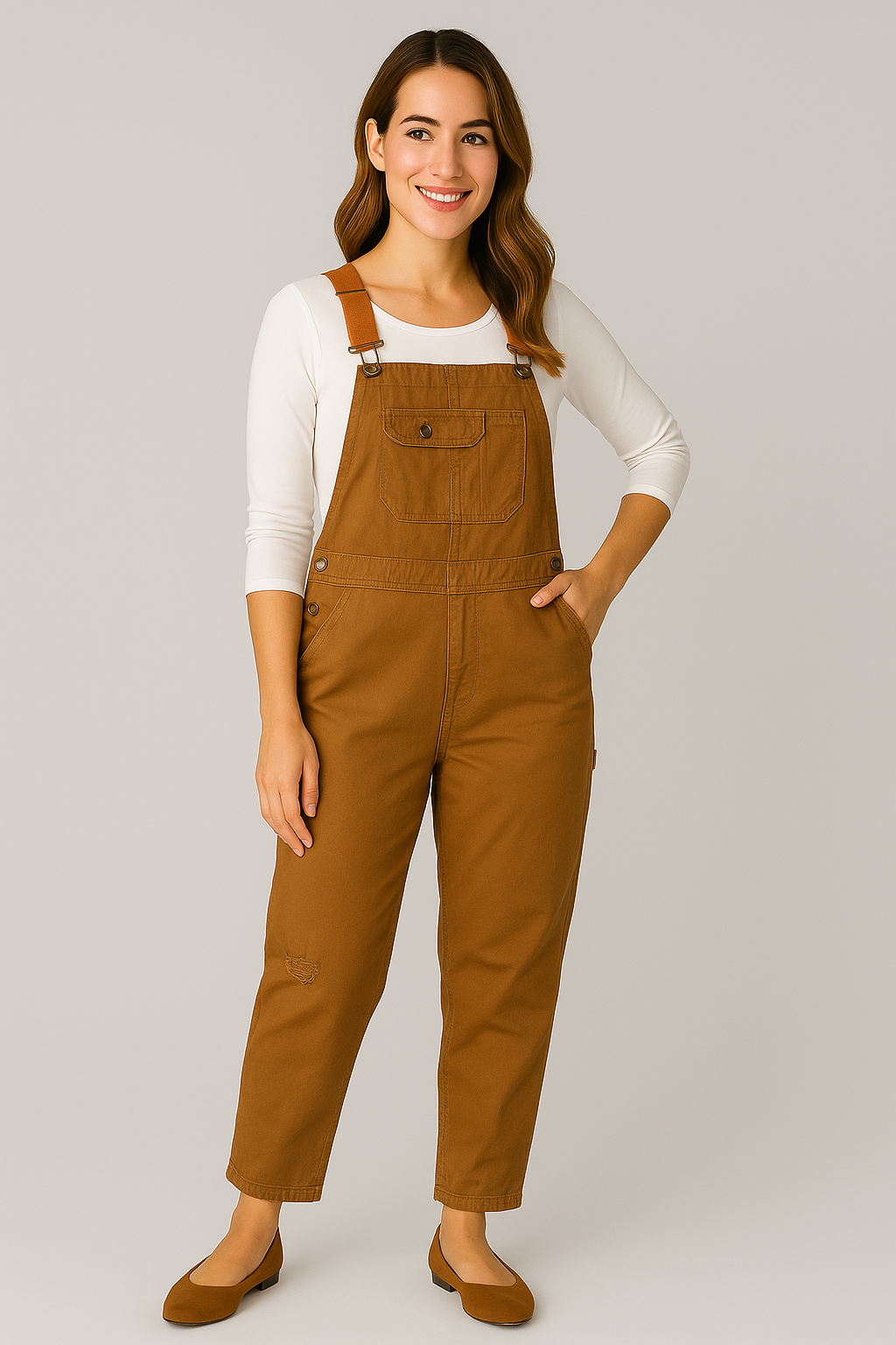 ByRoza | Lu藕ny kombinezon u偶ytkowy z regulowanymi rami膮czkami