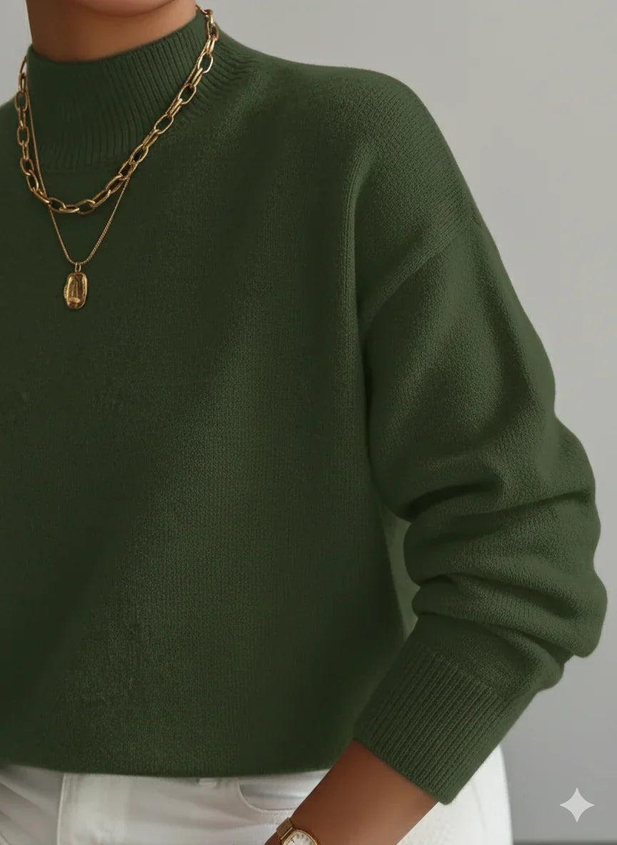 ByRoza | Miękki golf z elastycznej tkaniny