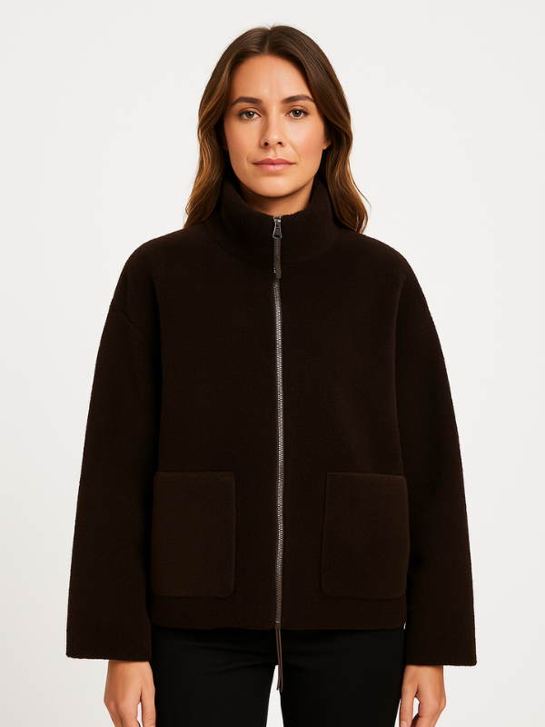 Daphne | Oversize'owa kurtka polarowa Sherpa 11