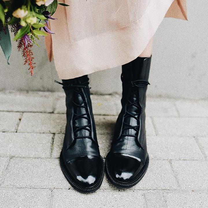 Eleganckie skórzane buty na obcasie dla kobiet – wyrafinowane i wygodne