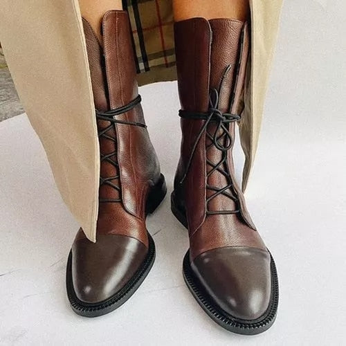 Eleganckie skórzane buty na obcasie dla kobiet – wyrafinowane i wygodne