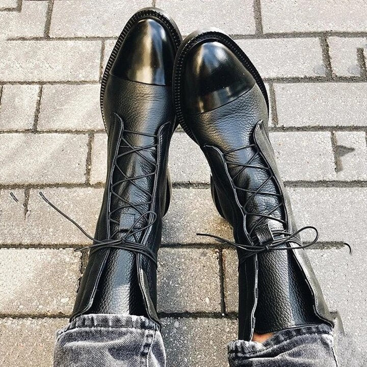 Eleganckie skórzane buty na obcasie dla kobiet – wyrafinowane i wygodne