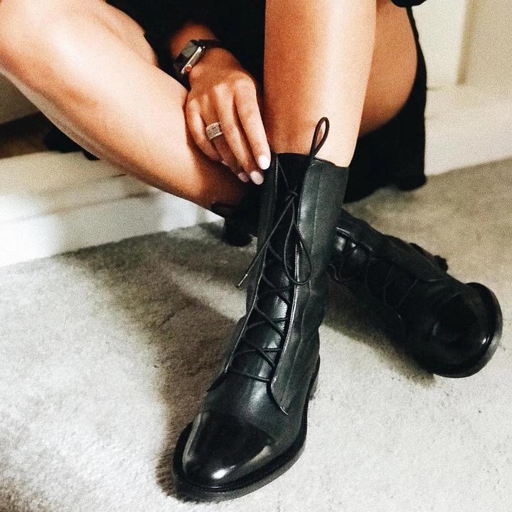 Eleganckie skórzane buty na obcasie dla kobiet – wyrafinowane i wygodne