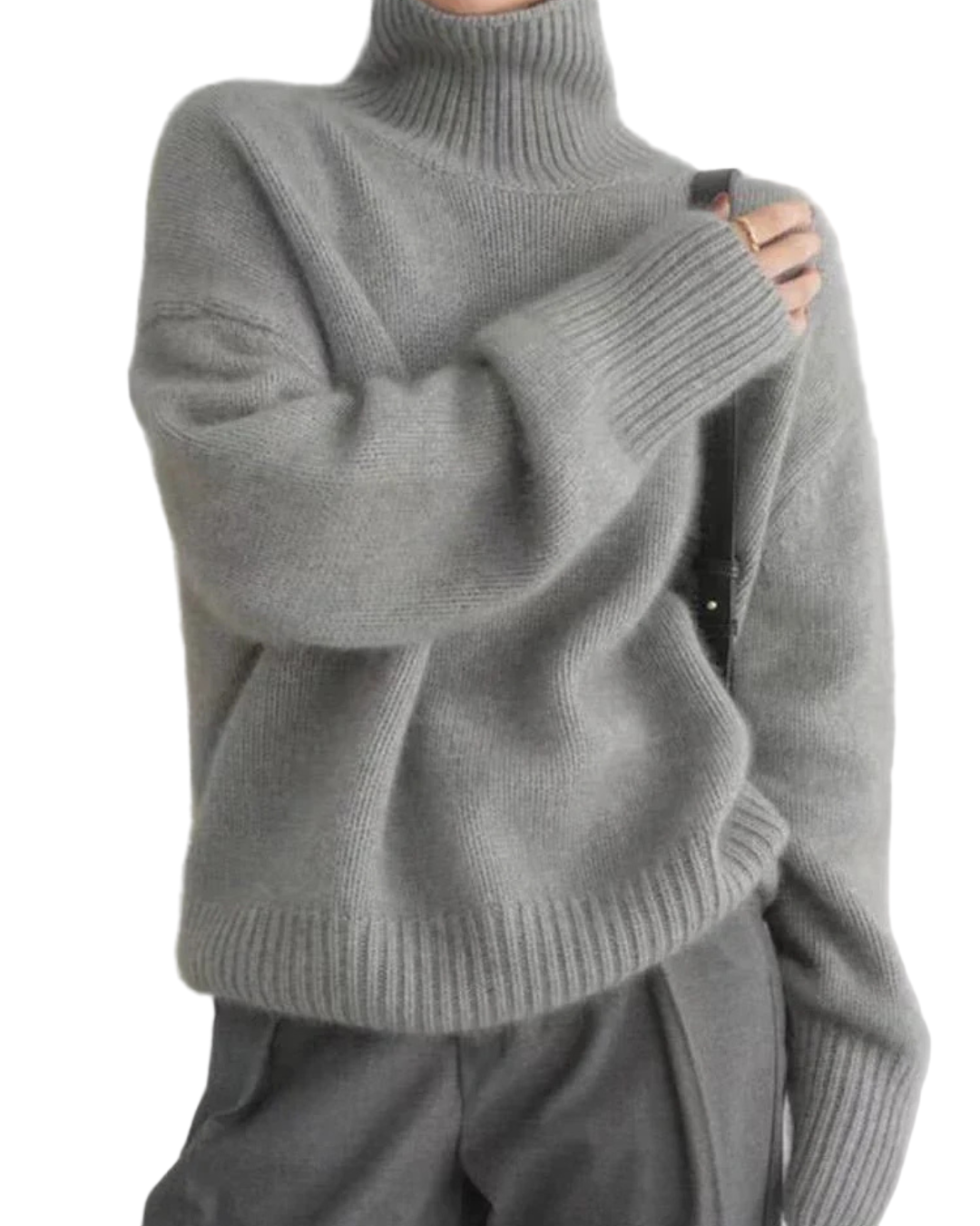 Miękki golf z kaszmiru dla kobiet – przytulny, luksusowy na co dzień