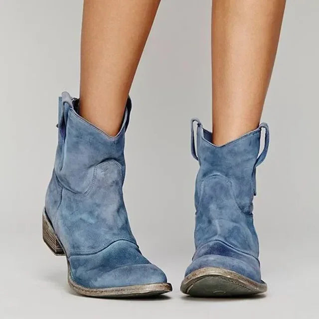 Kowbojskie buty vintage dla kobiet - stylowy komfort w stylu western