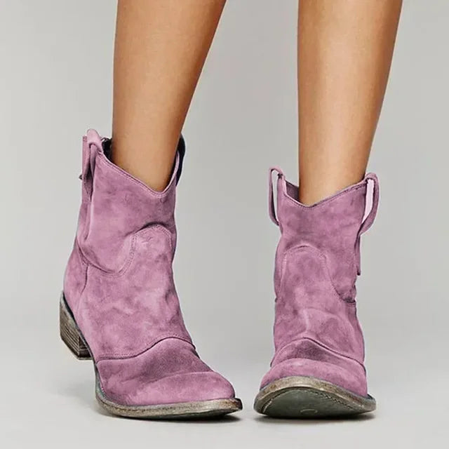 Kowbojskie buty vintage dla kobiet - stylowy komfort w stylu western