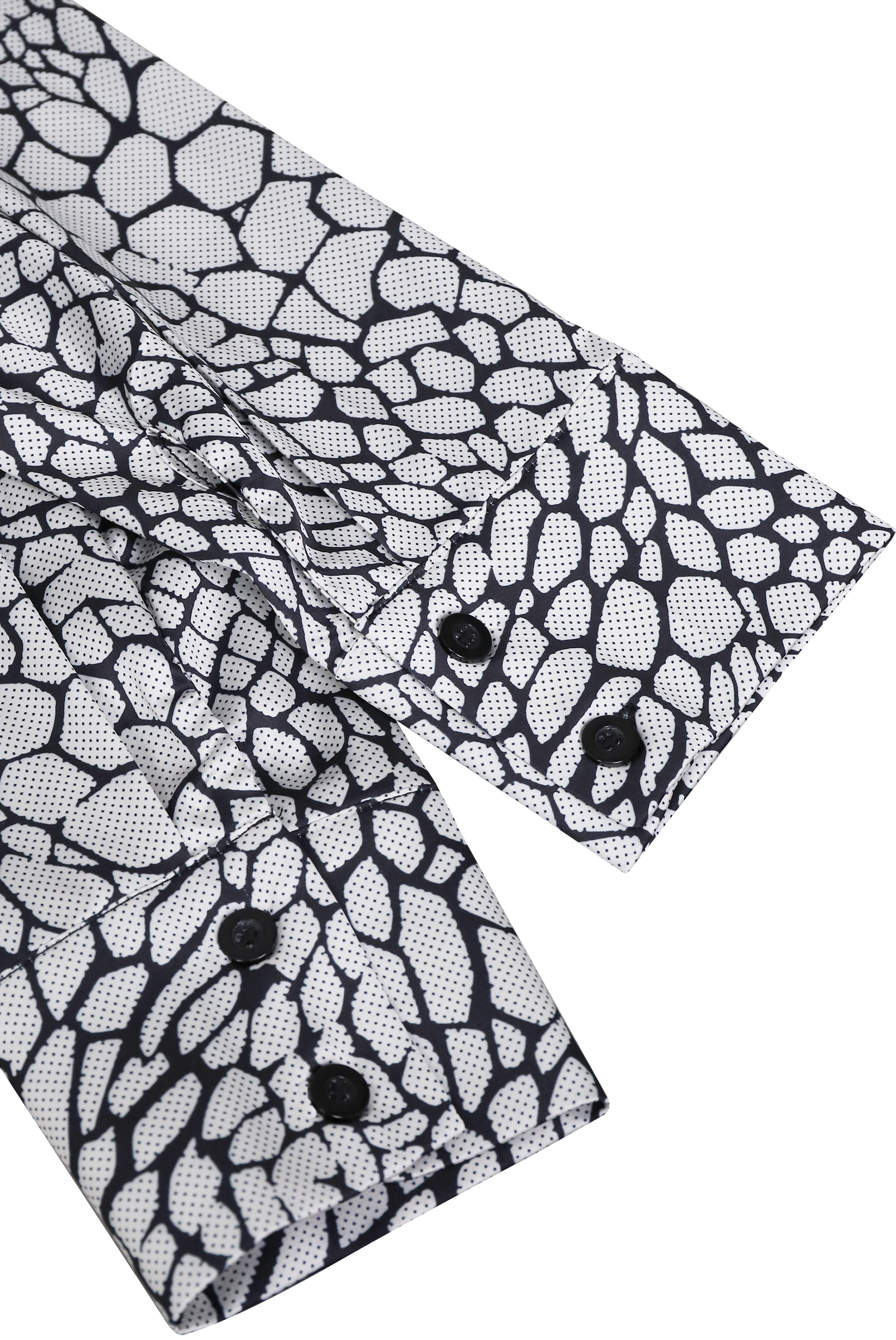 Mooyius | Satynowa bluzka z nadrukiem, luźny krój 2