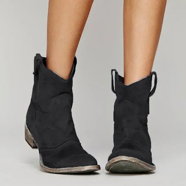 Kowbojskie buty vintage dla kobiet - stylowy komfort w stylu western
