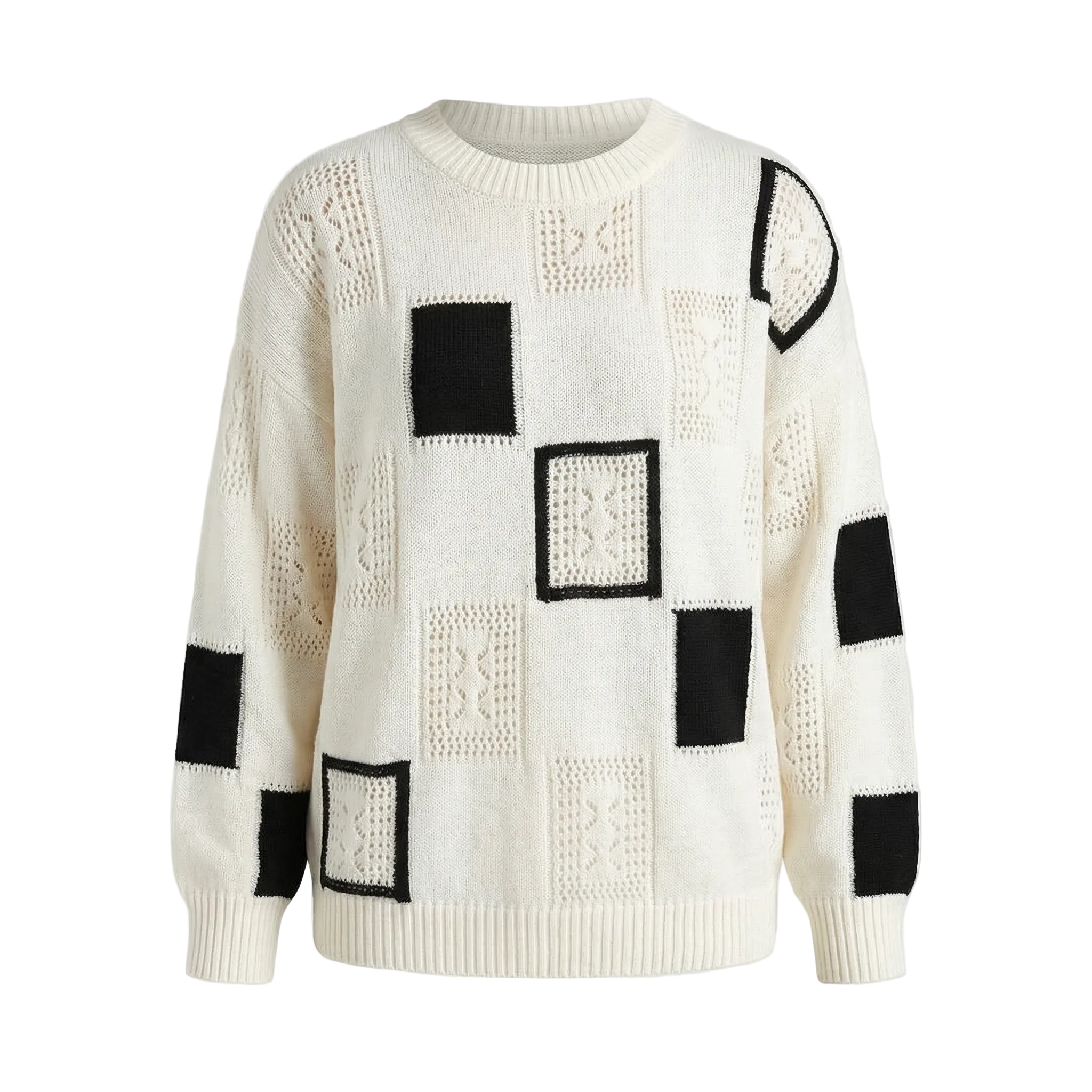 ByRoza | Stylowy, dopasowany zimowy sweter